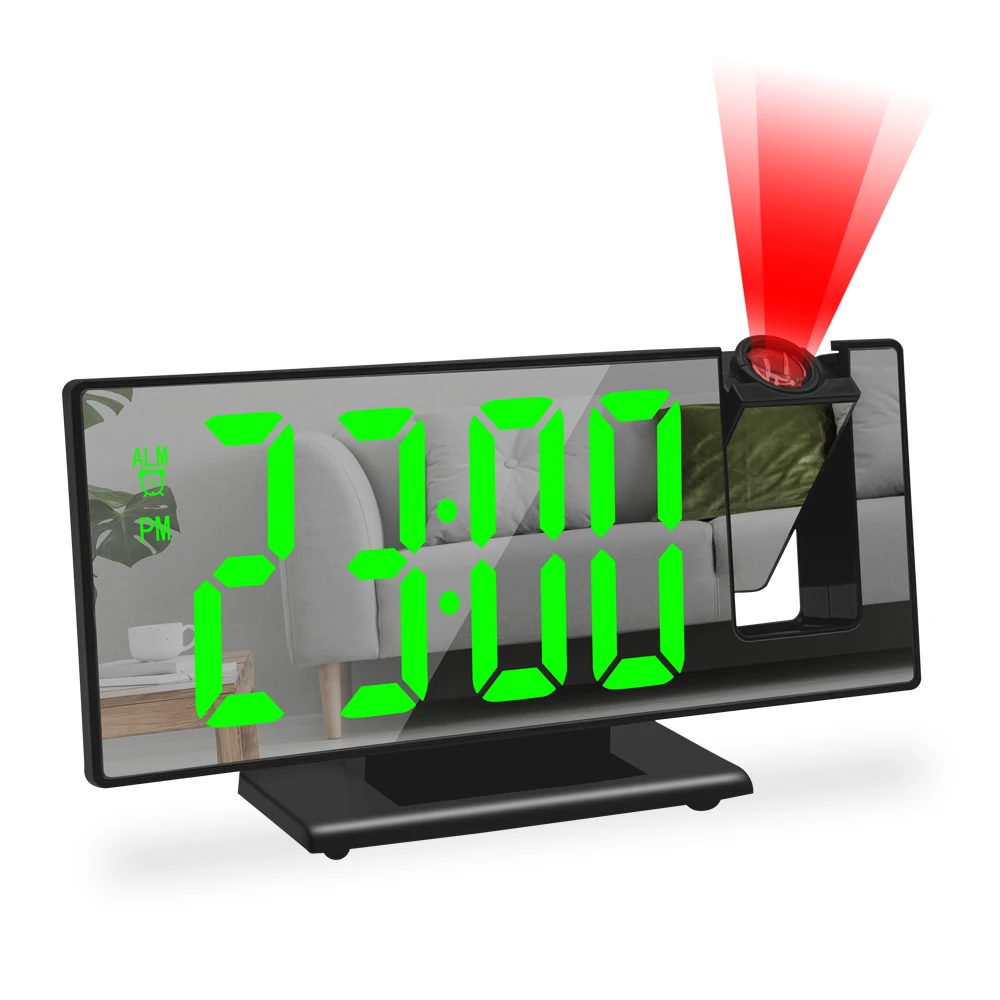 USB 전원 디지털 알람 시계