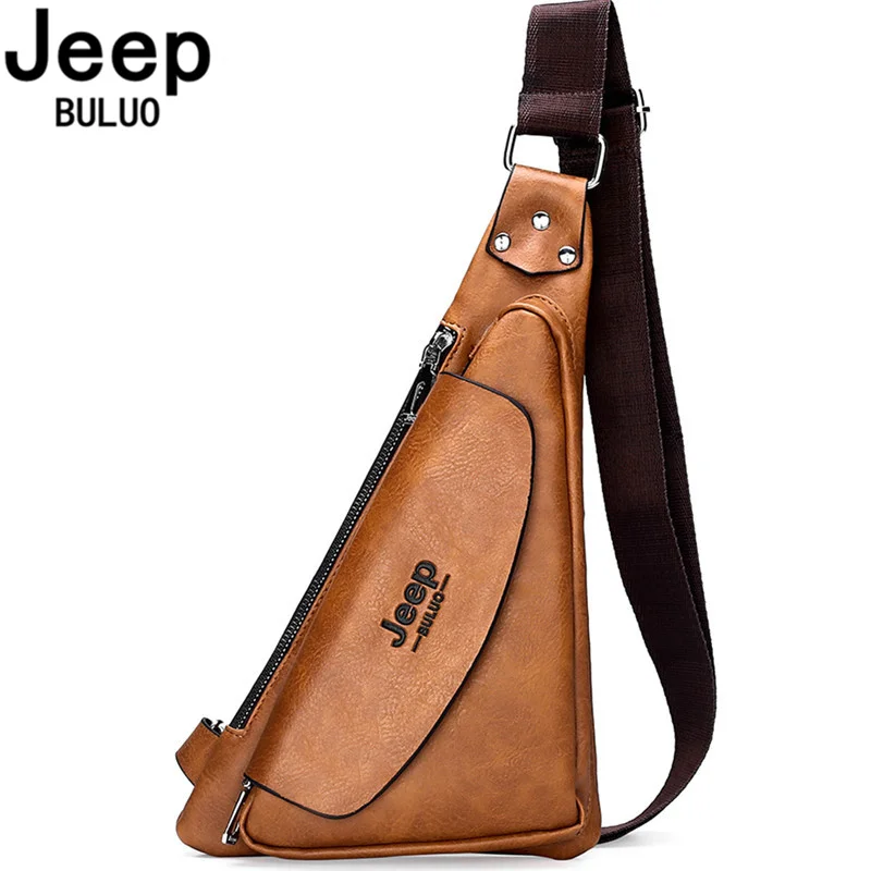 JEEP BULUO 남성용 유명 브랜드 숄더백
