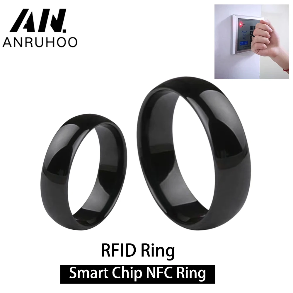 NFC 스마트 칩 방수 안티 마그네틱 링 RFID ID IC 태그
