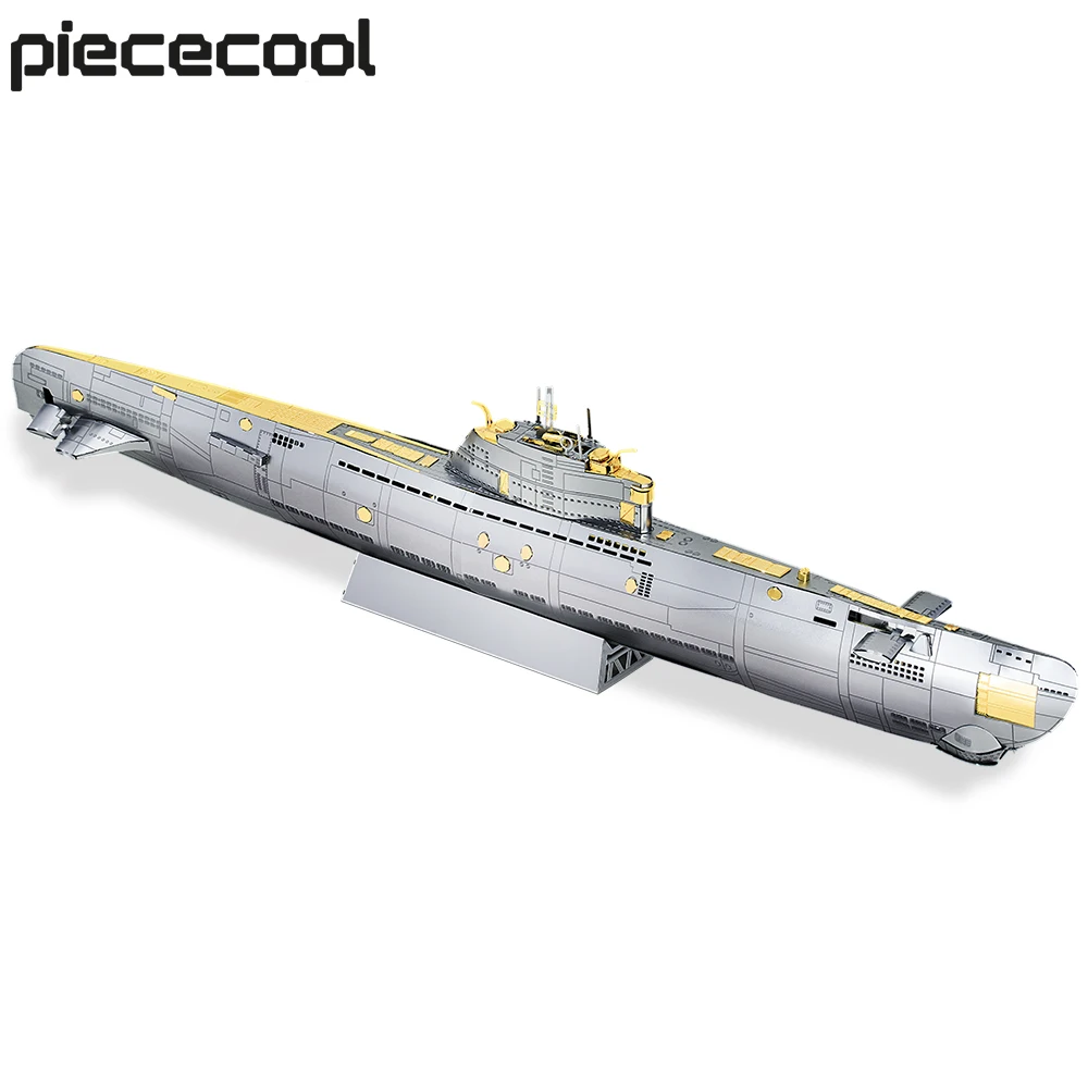 Piececool-3D 금속 DIY 잠수함 모델 빌딩 키트