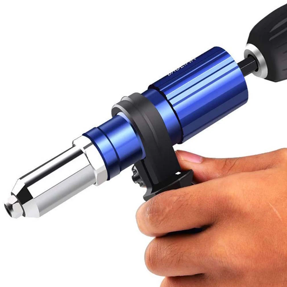 새로운 전기 리벳 건 어댑터 2.4mm-4.8mm 리벳 너트 건 드릴 어댑터