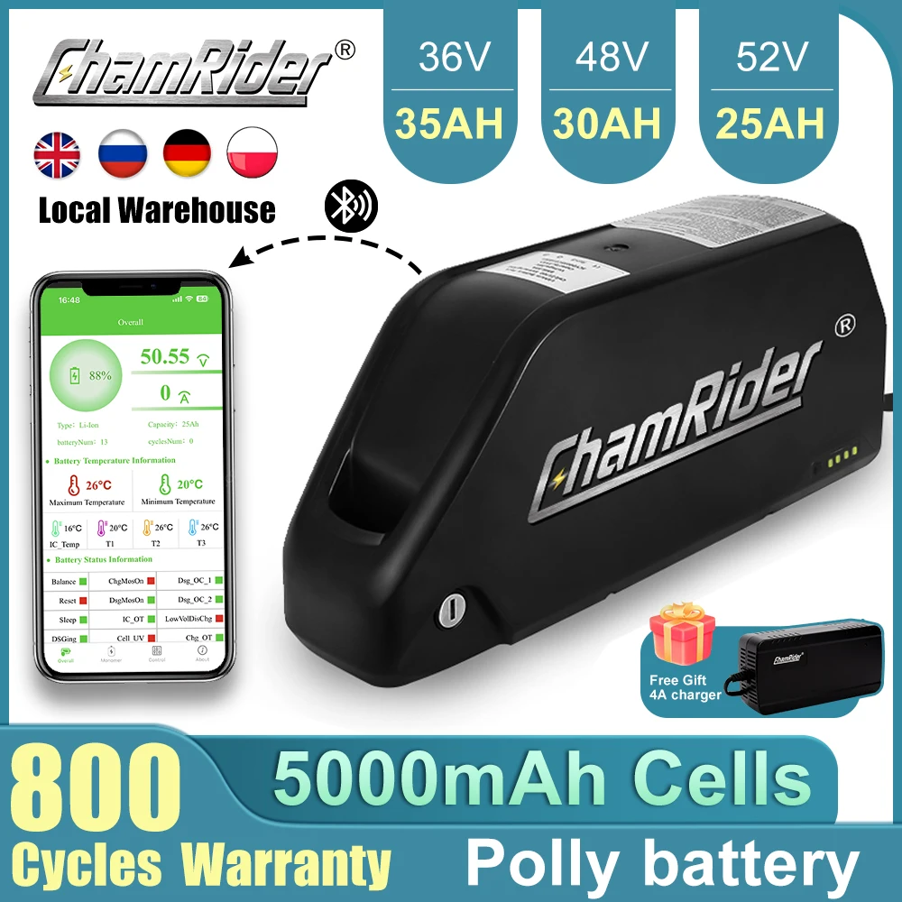 Chamrider Polly Ebike 배터리