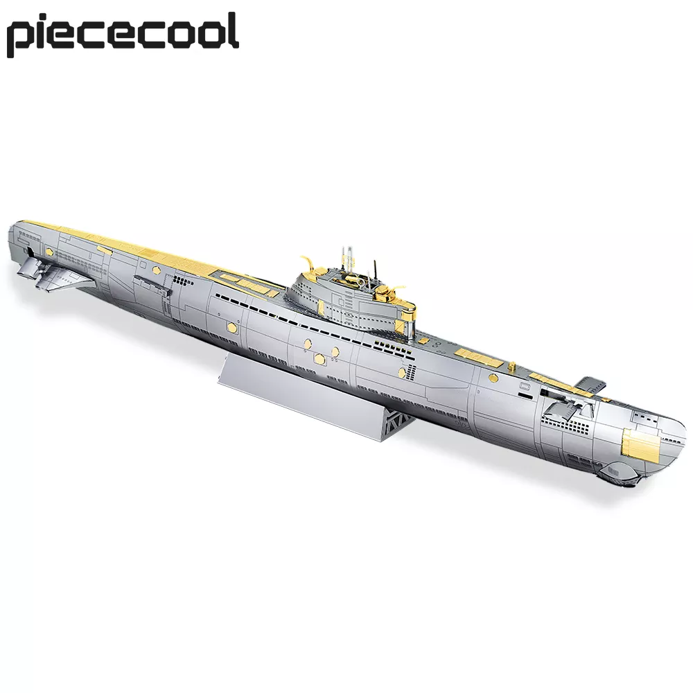 Piececool 3d메탈퍼즐 3D 금속 DIY 잠수함 모델 빌딩 키트