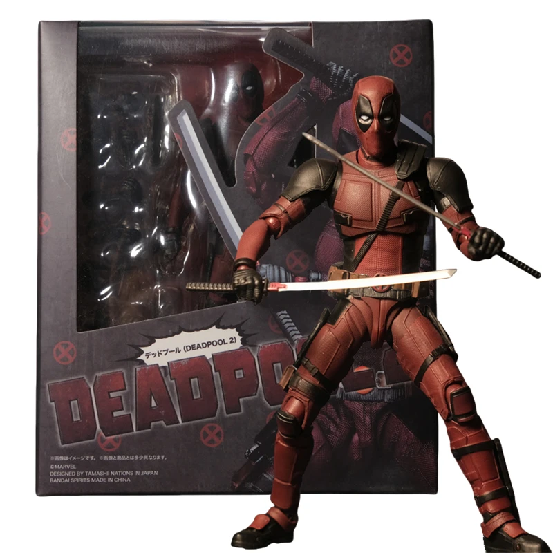 데드풀 액션 피규어 데드풀 & 울버린 SHFiguarts 관절 이동 가능 뉴 뮤턴트 윌슨 만화 SHF 모델 영화 장난감