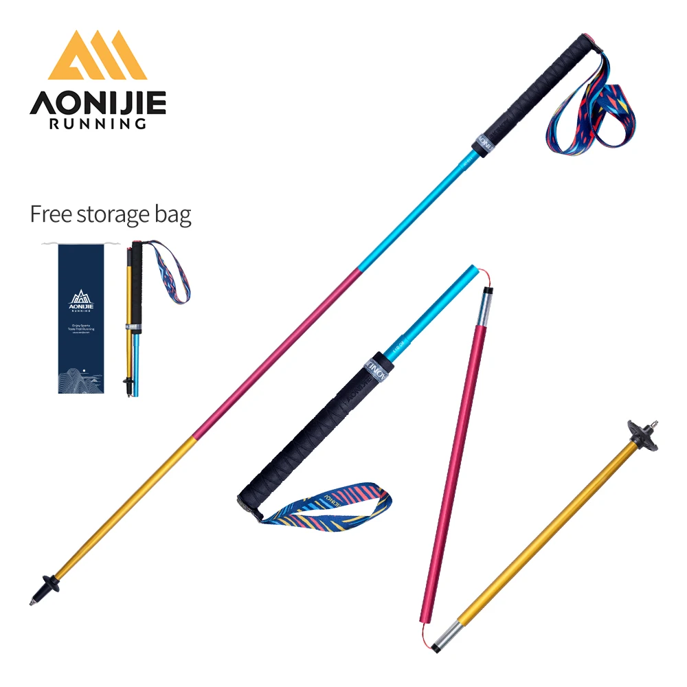 AONIJIE E4201 경량 접이식 빠른 잠금 트레킹 폴