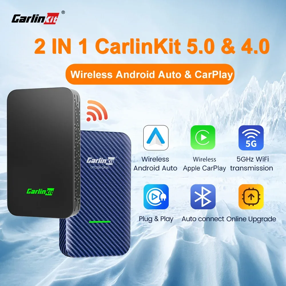 CarlinKit 5.0 무선 안드로이드 자동 카플레이