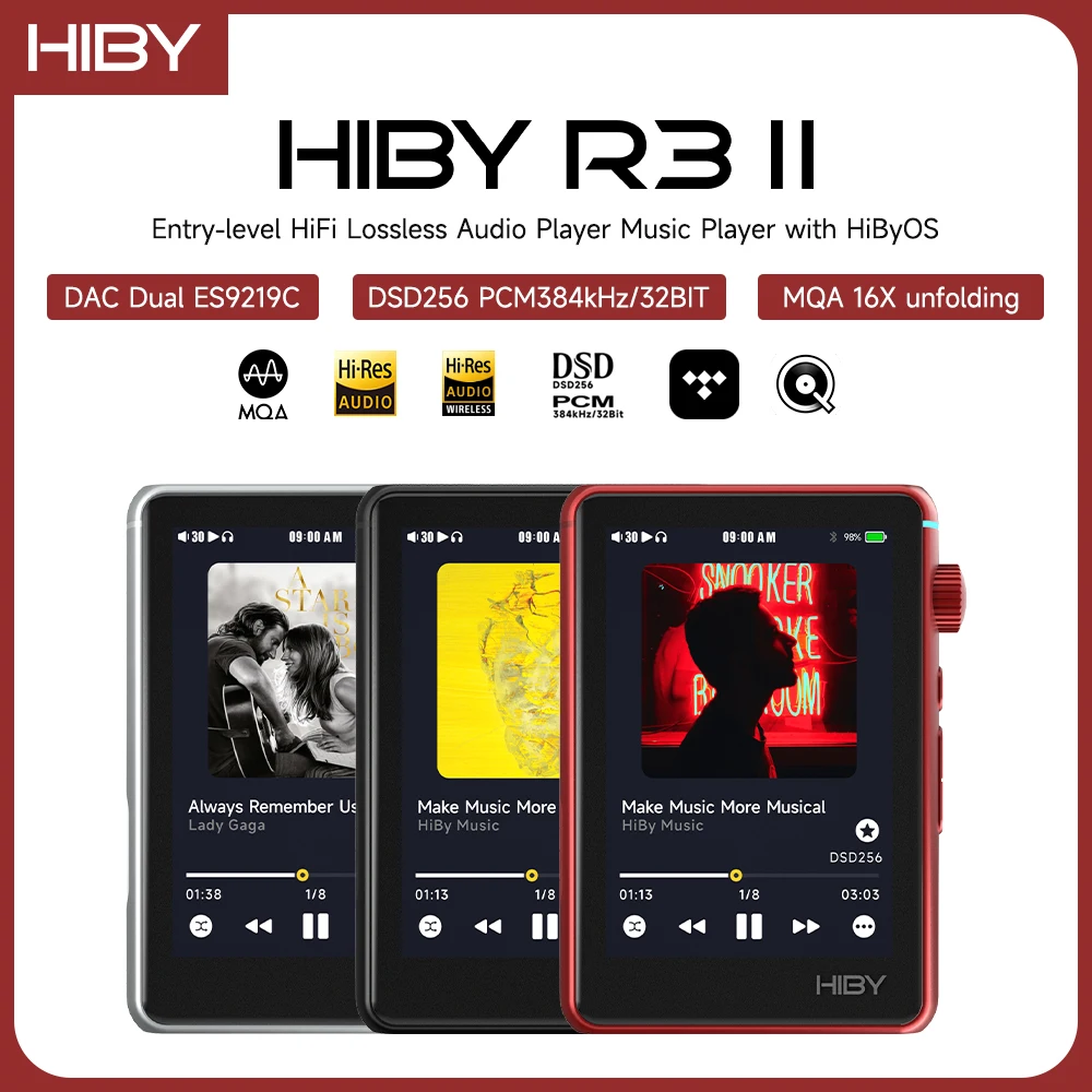 HiBy 와이파이 블루투스 음악 플레이어