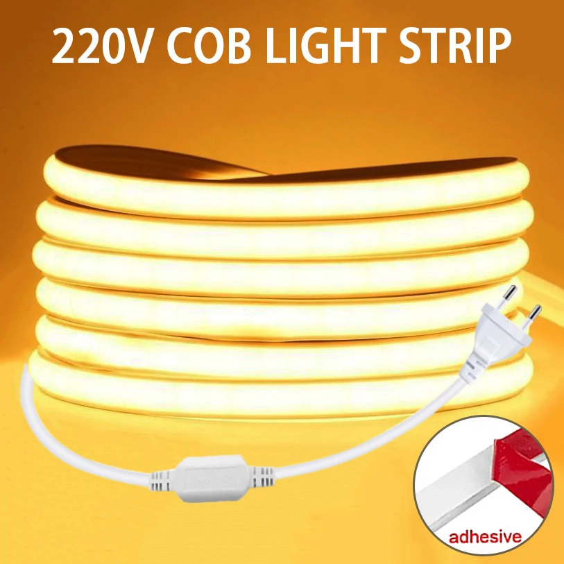 LED 리본 접착제 고휘도 COB LED 스트립