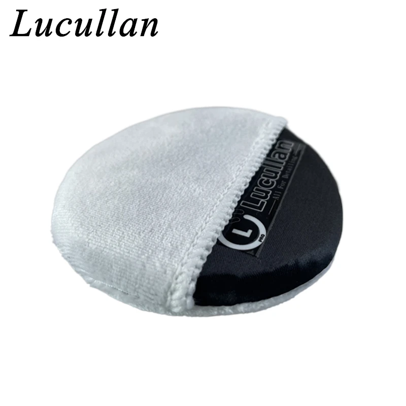 Lucullan 미니 포켓 극세사 자동차 왁스 연마 스폰지