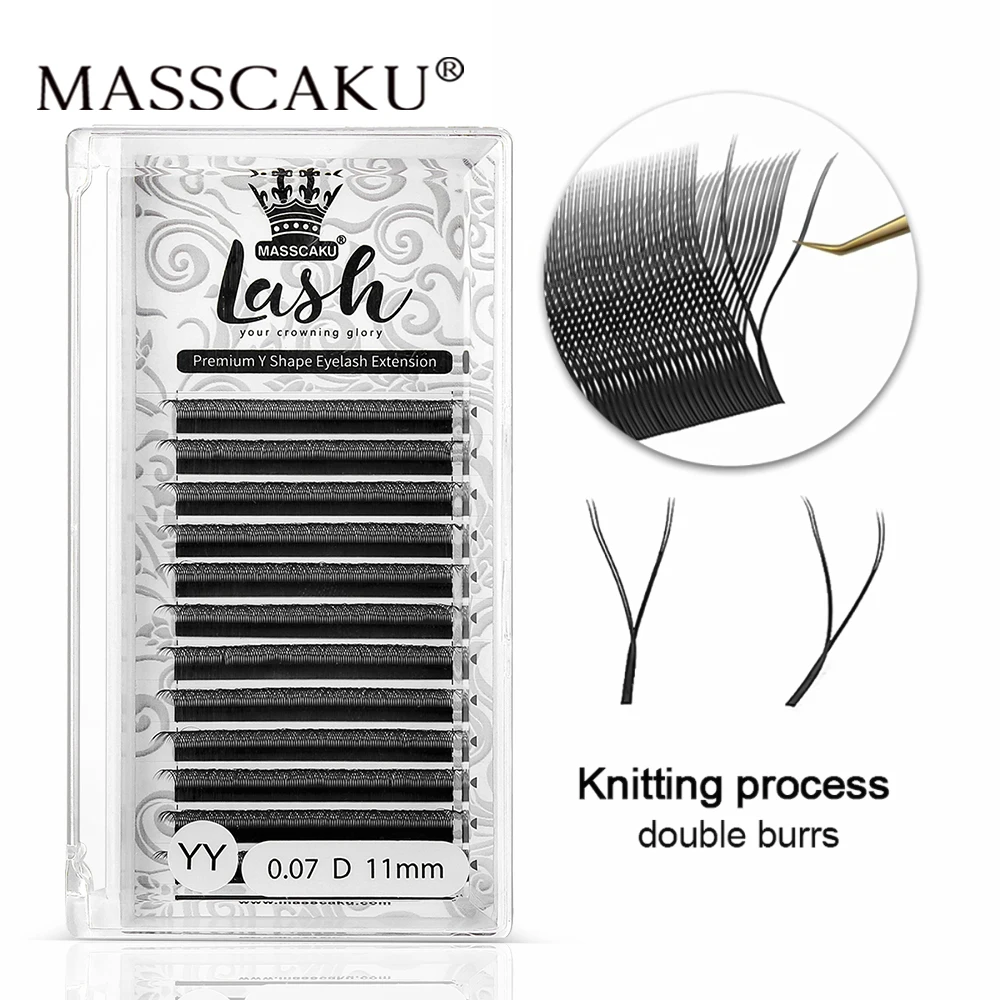 MASSCAKU YY 모양 속눈썹