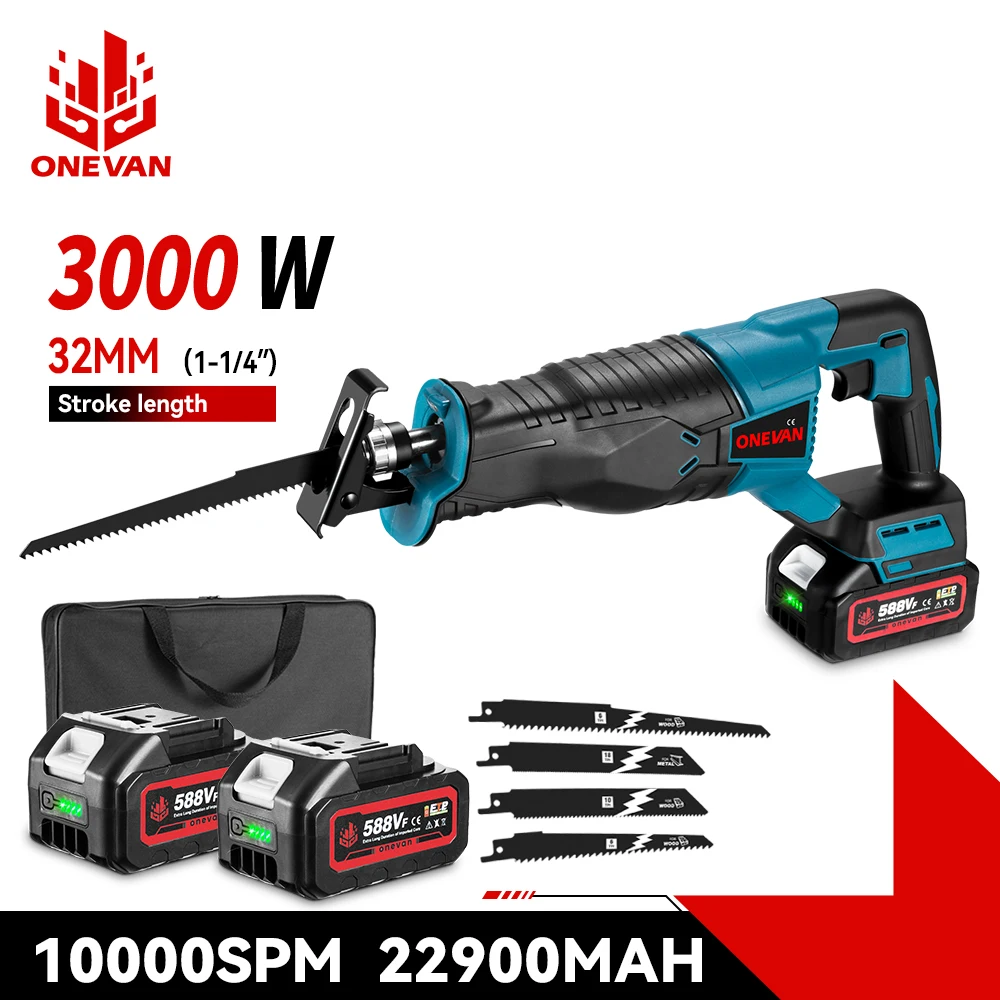ONEVAN 3000W 10000SPM 전기 왕복 톱