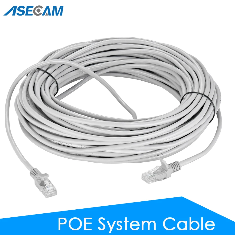 POE RJ45 케이블 IP 카메라 연결 CCTV Cat5 이더넷 네트워크 인터넷 LAN 와이어 익스텐더 보안 카메라 시스템