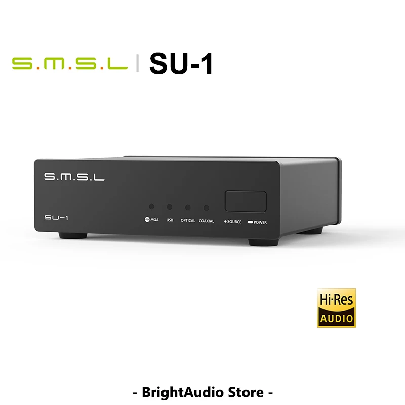 SMSL SU1 MQA 오디오 DAC 고해상도 HIFI 미니 데스크탑 디코더