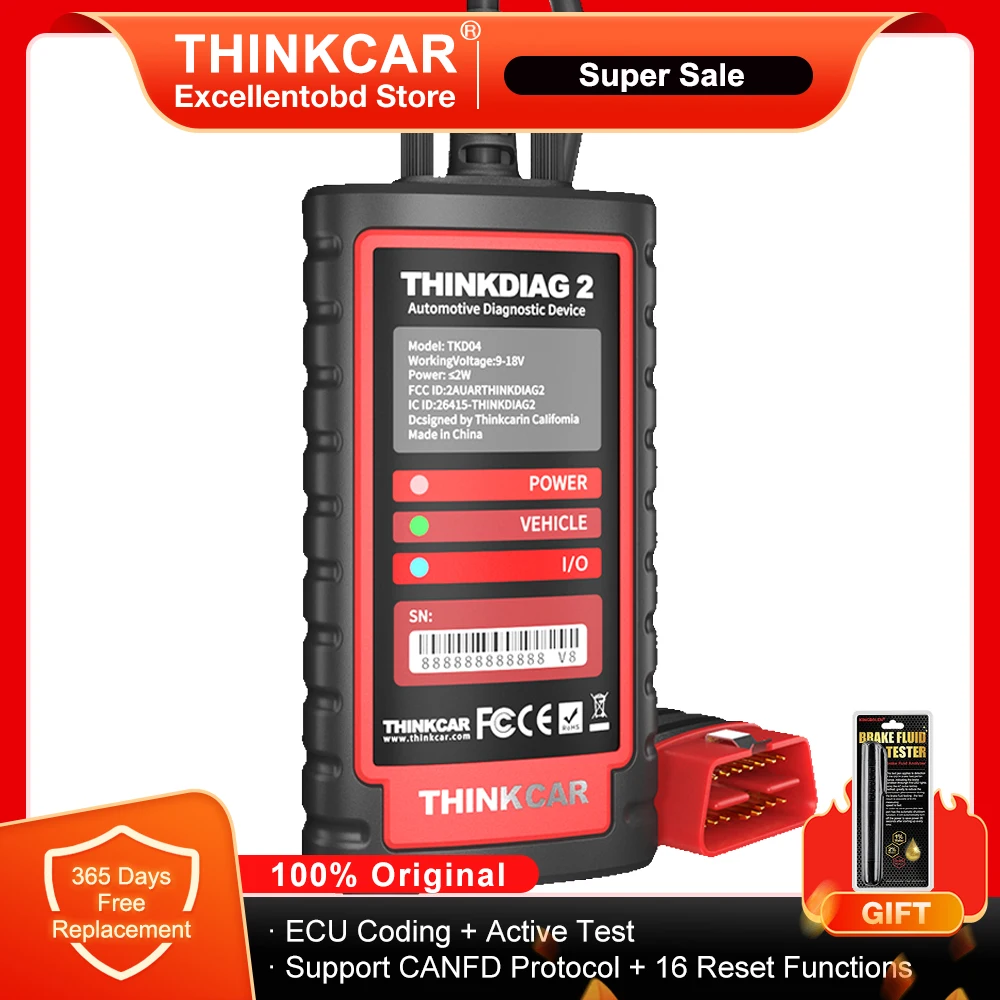 THINKCAR Thinkdiag 2 전체 시스템 진단 도구