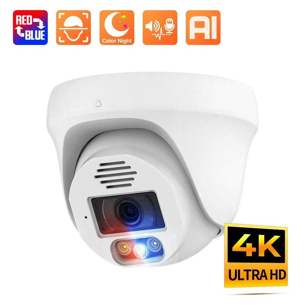 Techage 실내 돔 PoE IP 카메라