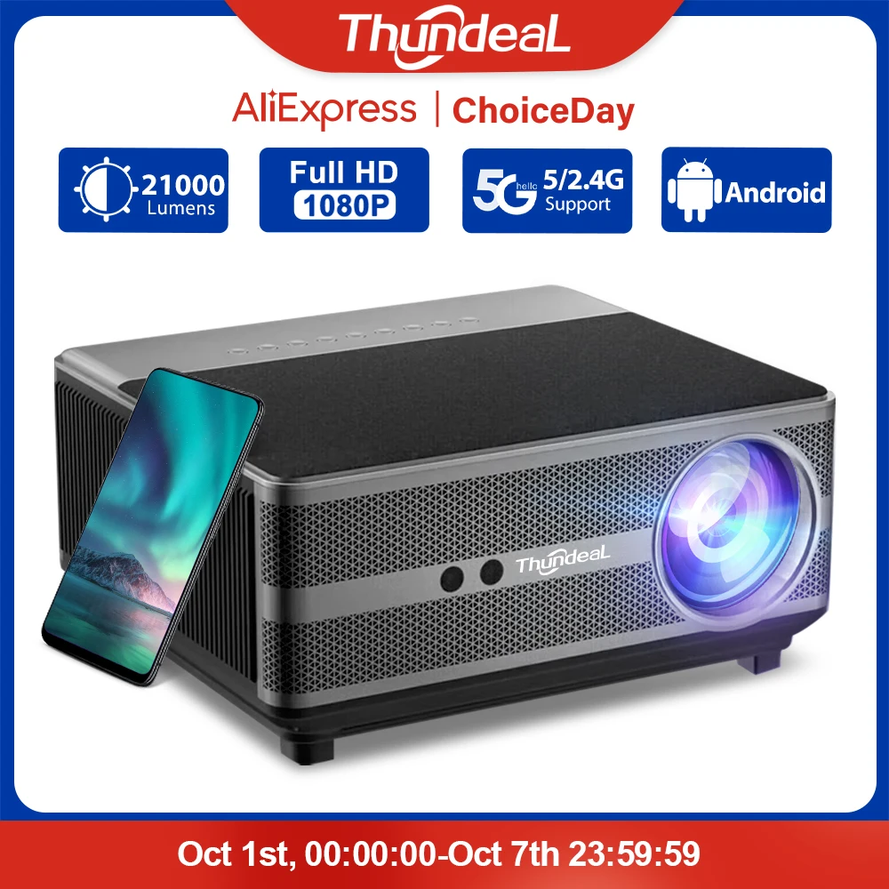 ThundeaL 풀 HD 1080P 프로젝터