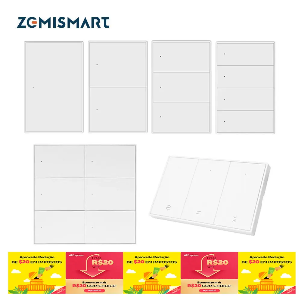 Zemismart 투야 지그비 벽 조명 스위치