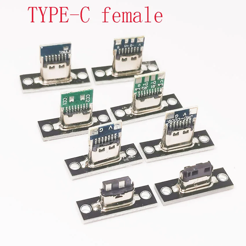 나사 고정 판이 있는 USB 3.1 C타입 소켓