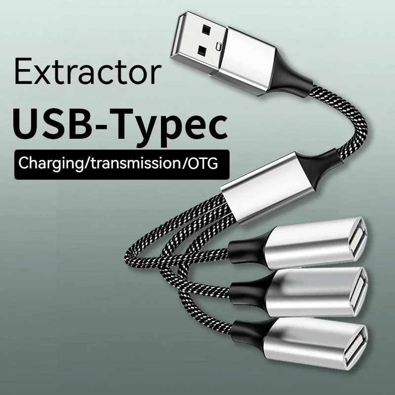 멀티 USB C 타입 허브 분배기 확장