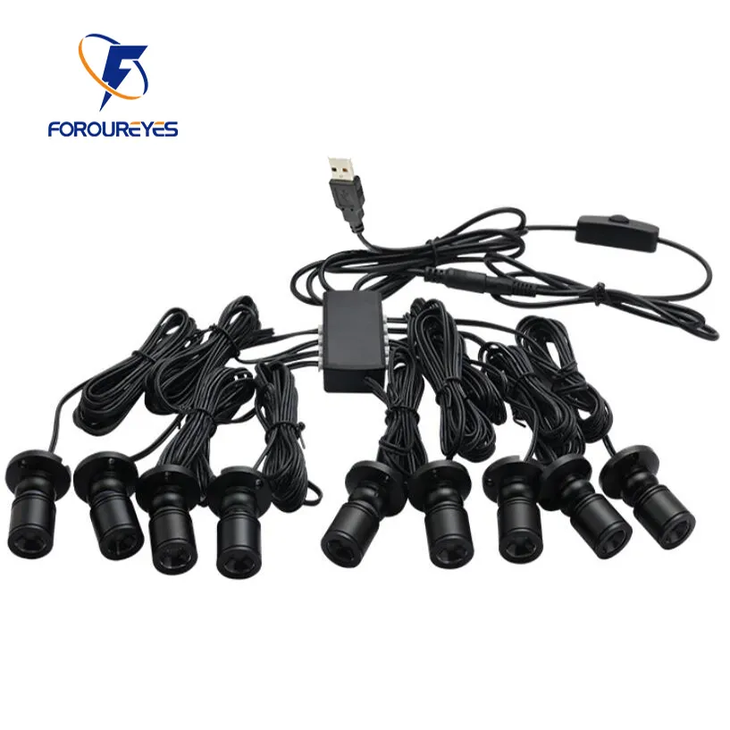밝기 조절 LED 캐비닛 조명 USB 5V 다운라이트