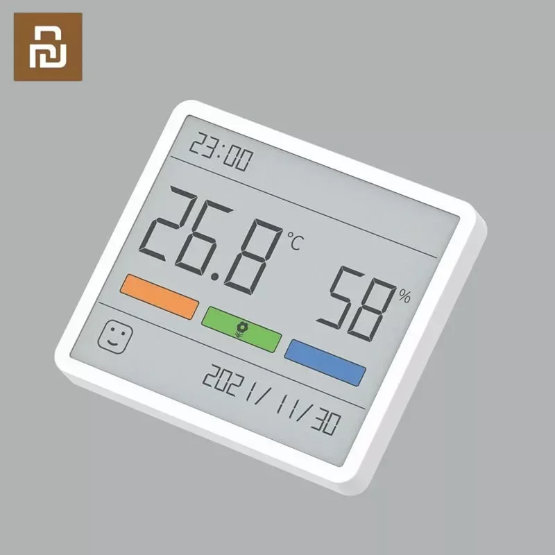 샤오미 DUKA Atuman LCD 전자 디지털 온도 습도 계량기 시계 센서 게이지
