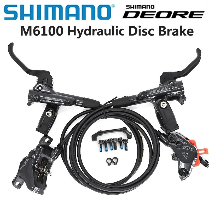 시마노 DEORE M6100 2 피스톤 M6120 4 피스톤 브레이크