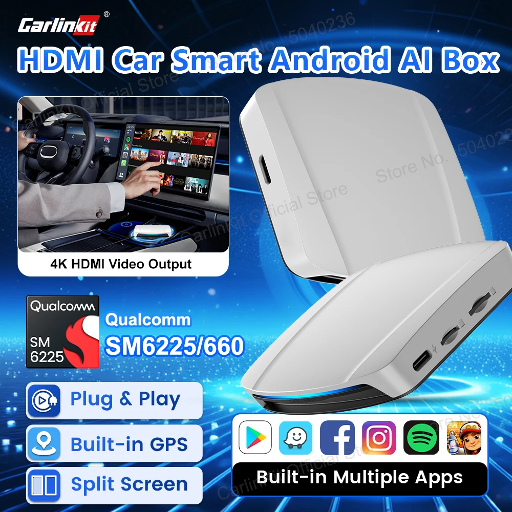 2024 CarlinKit HDMI 비디오 출력 스마트 TV 박스