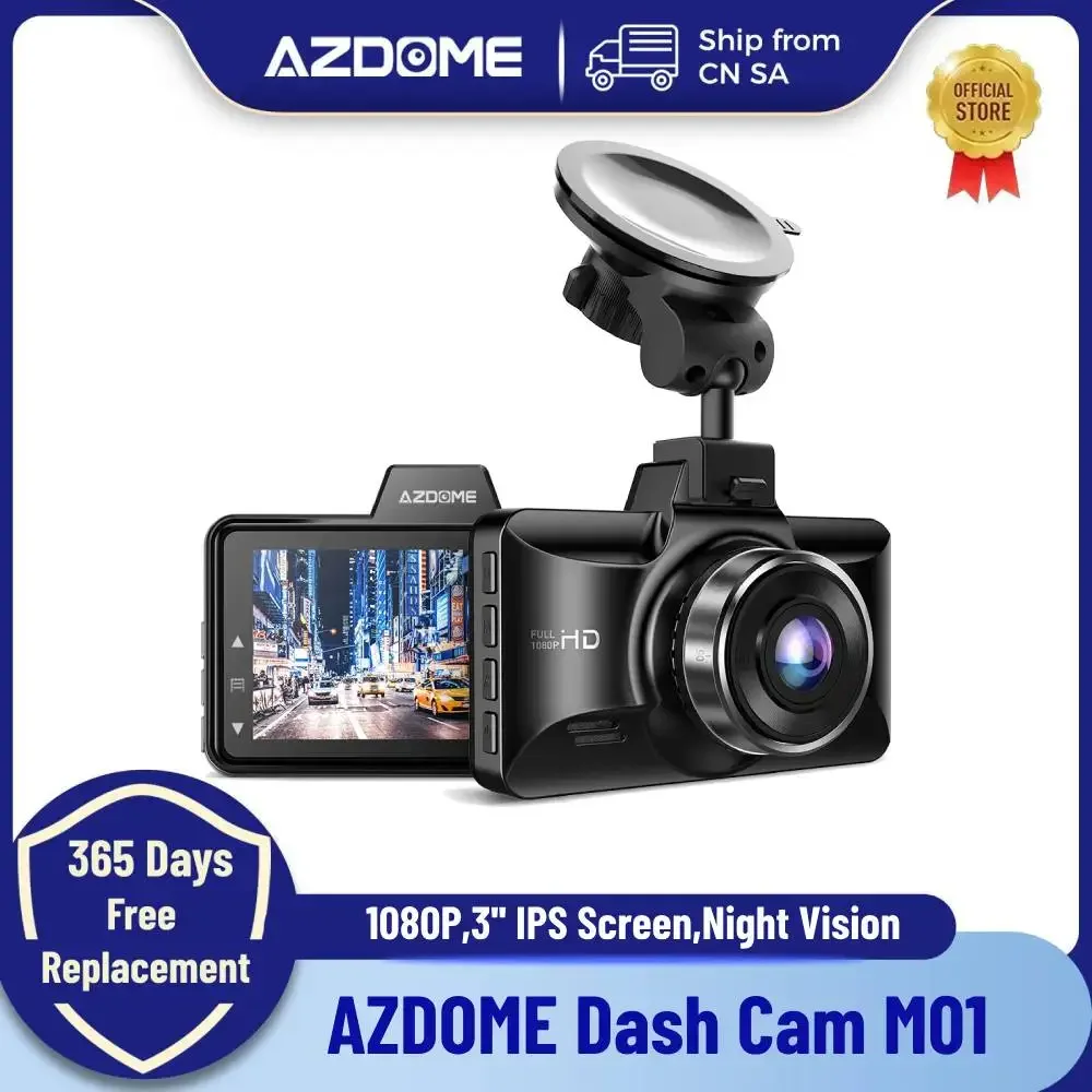 AZDOME M01 대시 캠 1080P