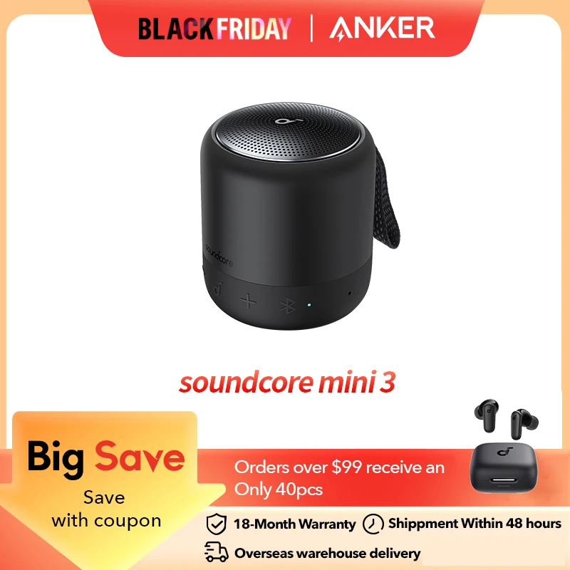 Anker-Soundcore Mini 3 블루투스 스피커