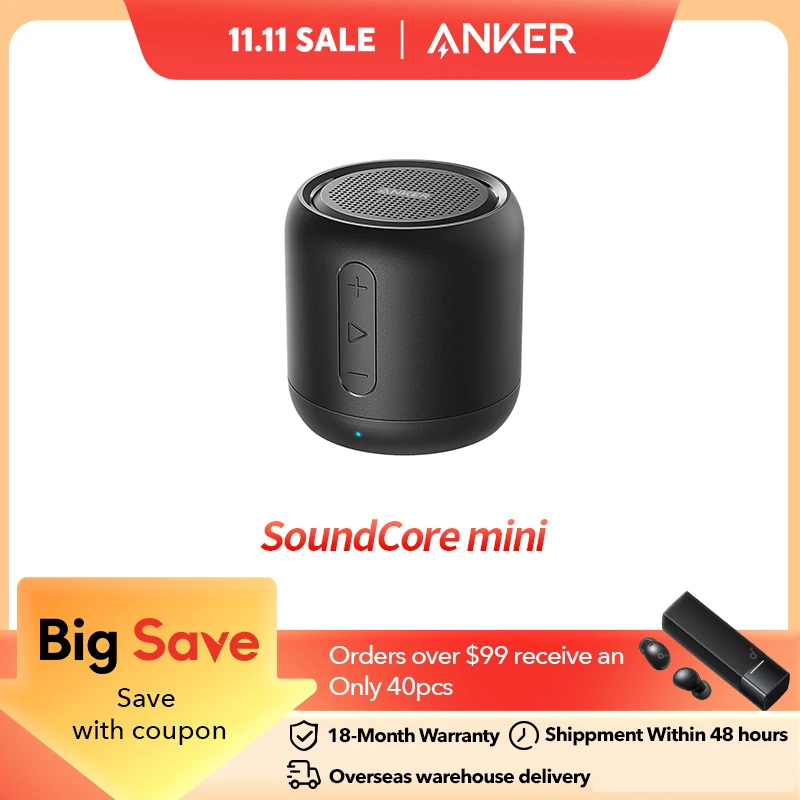 Anker-Soundcore mini 슈퍼 포터블 블루투스 스피커