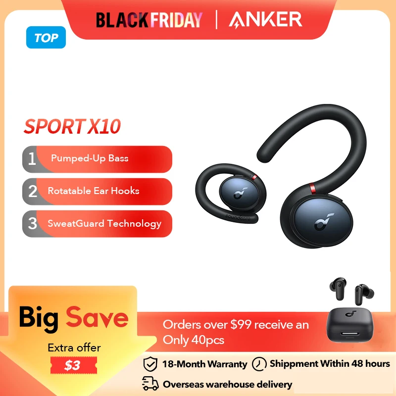 Anker 사운드코어 스포츠 X10 블루투스 5.2 헤드폰