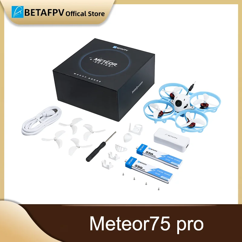 BETAFPV Meteor75 프로 브러시리스 Whoop 쿼드콥터 미니 스마트 FPV RC 드론 2024