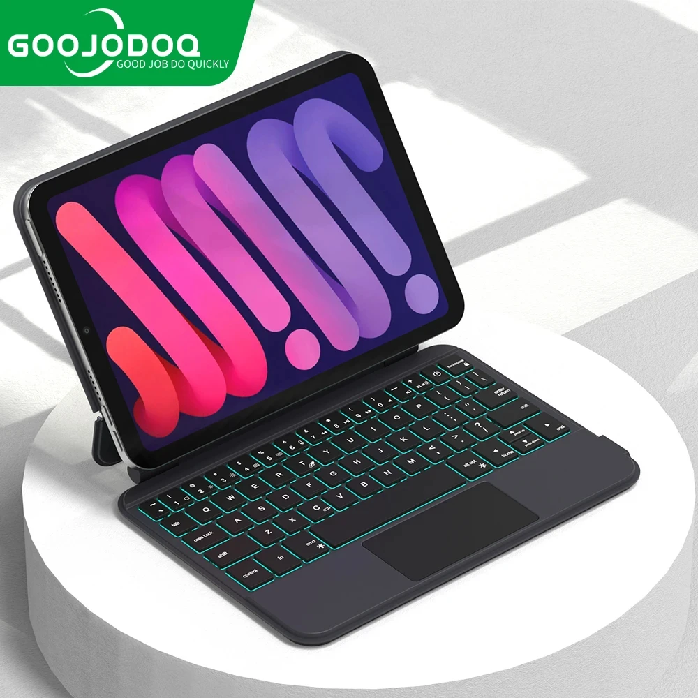 GOOJODOQ 아이패드 미니 매직 키보드 케이스