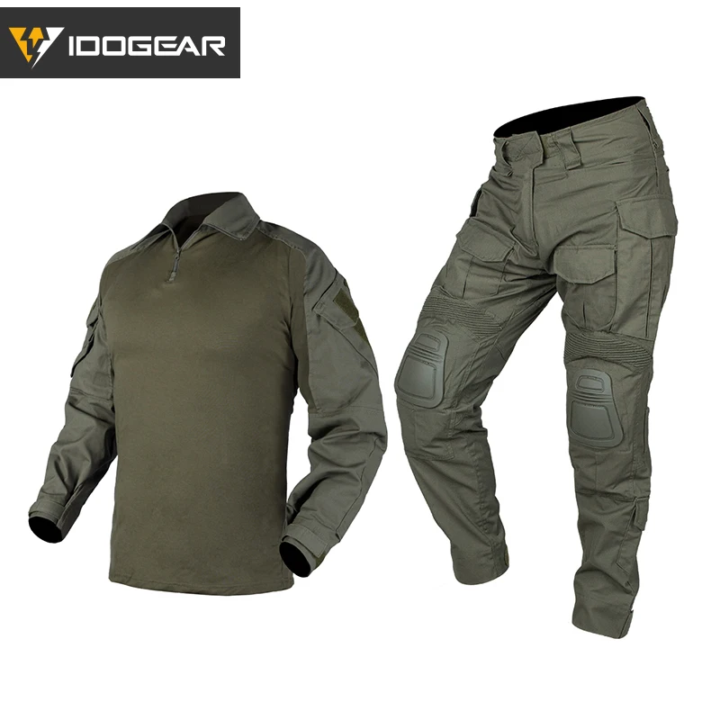 IDOGEAR 남성용 전투 BDU 위장 유니폼
