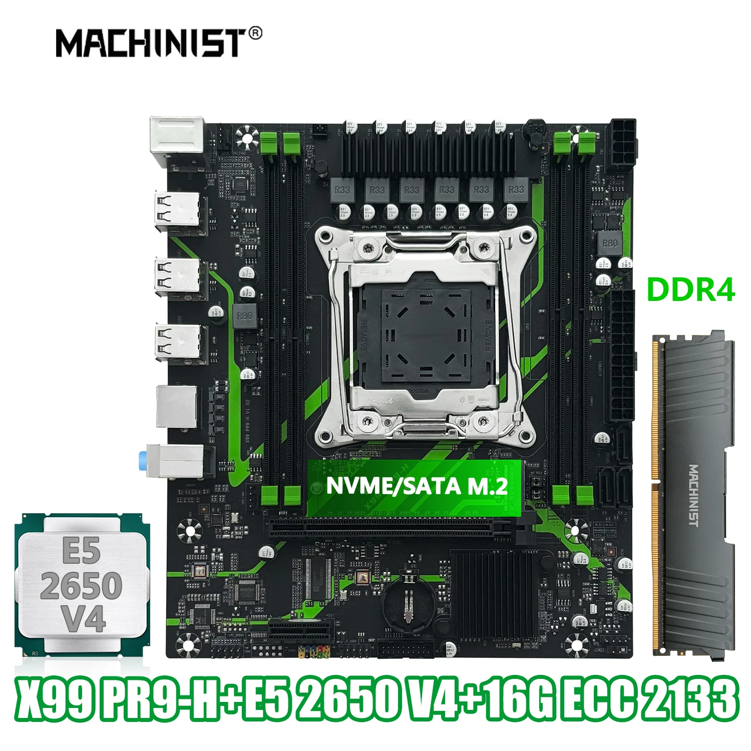 MACHINIST X99 PR9-H 마더보드 세트 키트