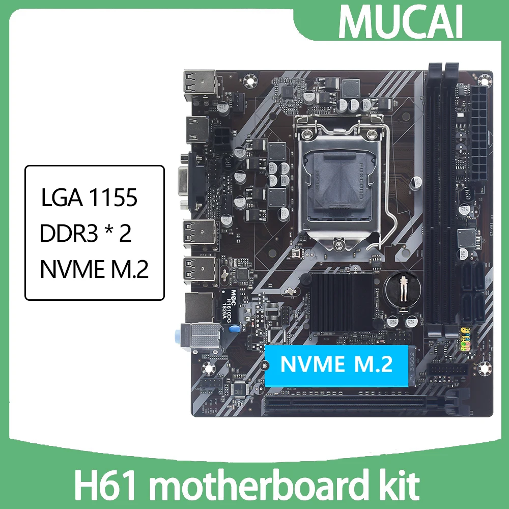 MUCAI 마더보드 LGA 1155 키트