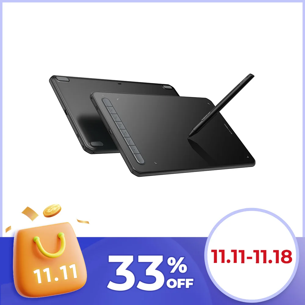XPPen Deco M/ MW 무선 디지털 드로잉 태블릿