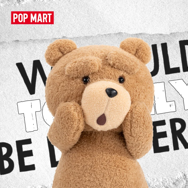 POP MART ted 2 액션 봉제 인형