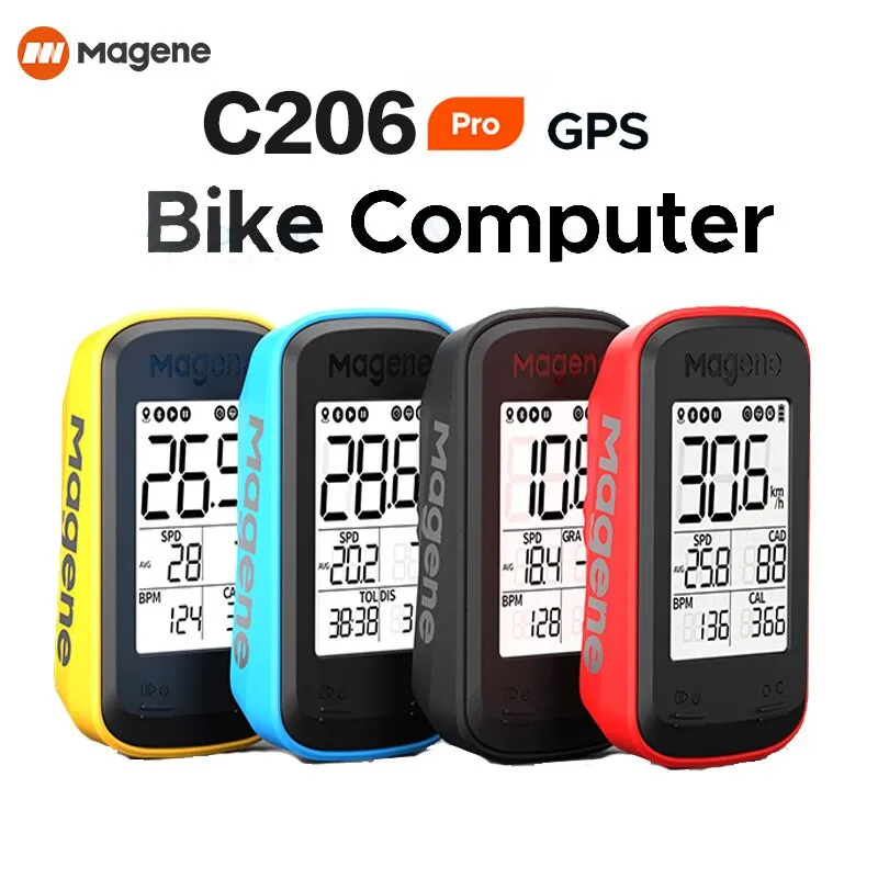 Magene 스마트 자전거 컴퓨터 C206/PRO 무선 GPS 자전거 속도계 방수 도로 Mtb 사이클링 주행 거리계