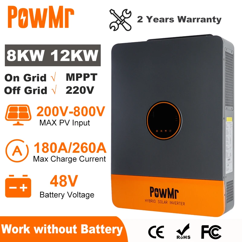 PowMr 하이브리드 태양광 인버터