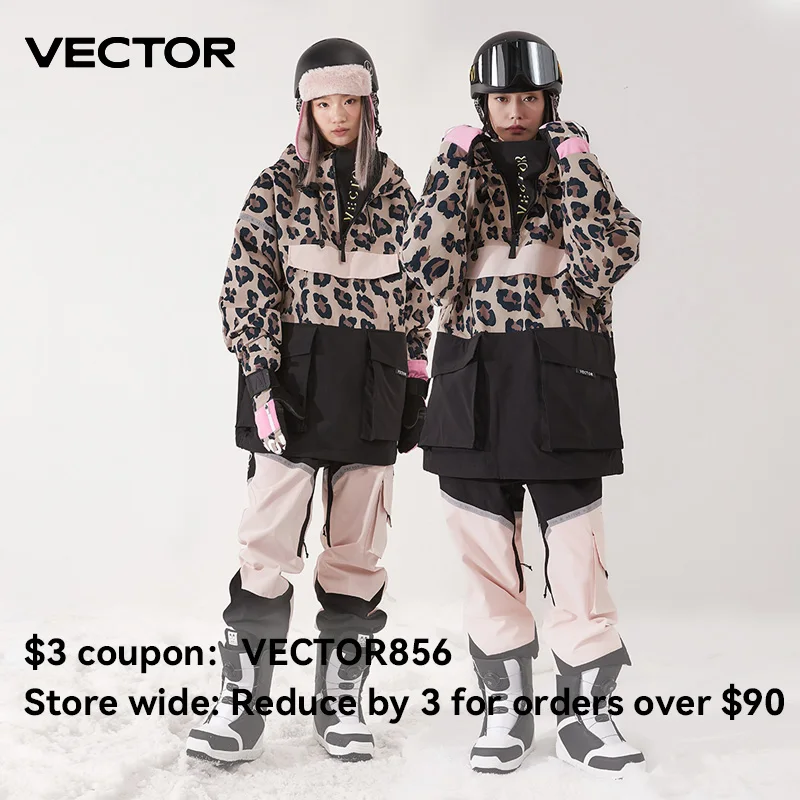 VECTOR 여성 남성 후드 스웨터 스키복