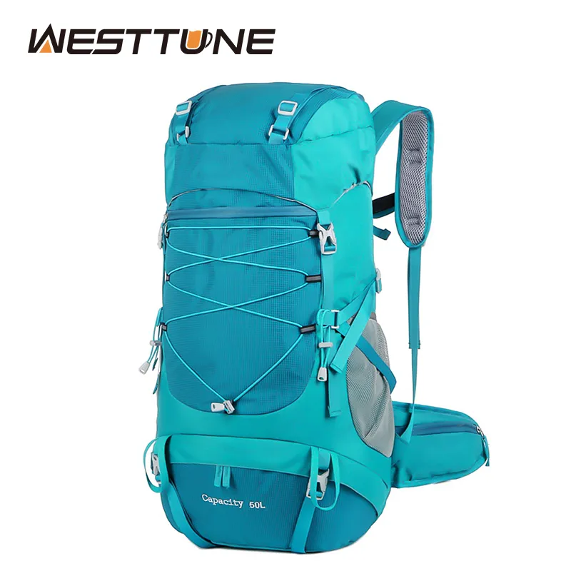 WESTTUNE 레인 커버가 있는 하이킹 배낭