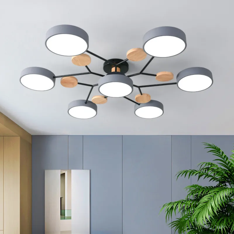 모던 3 가지 색상 LED 샹들리에