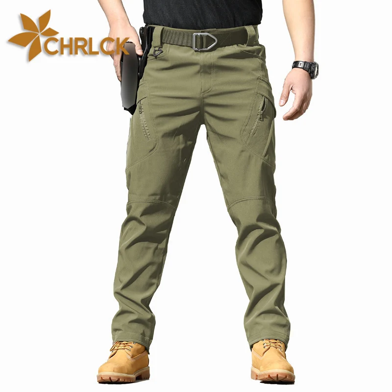 CHRLCK 남성용 긁힘 방지 전술 바지