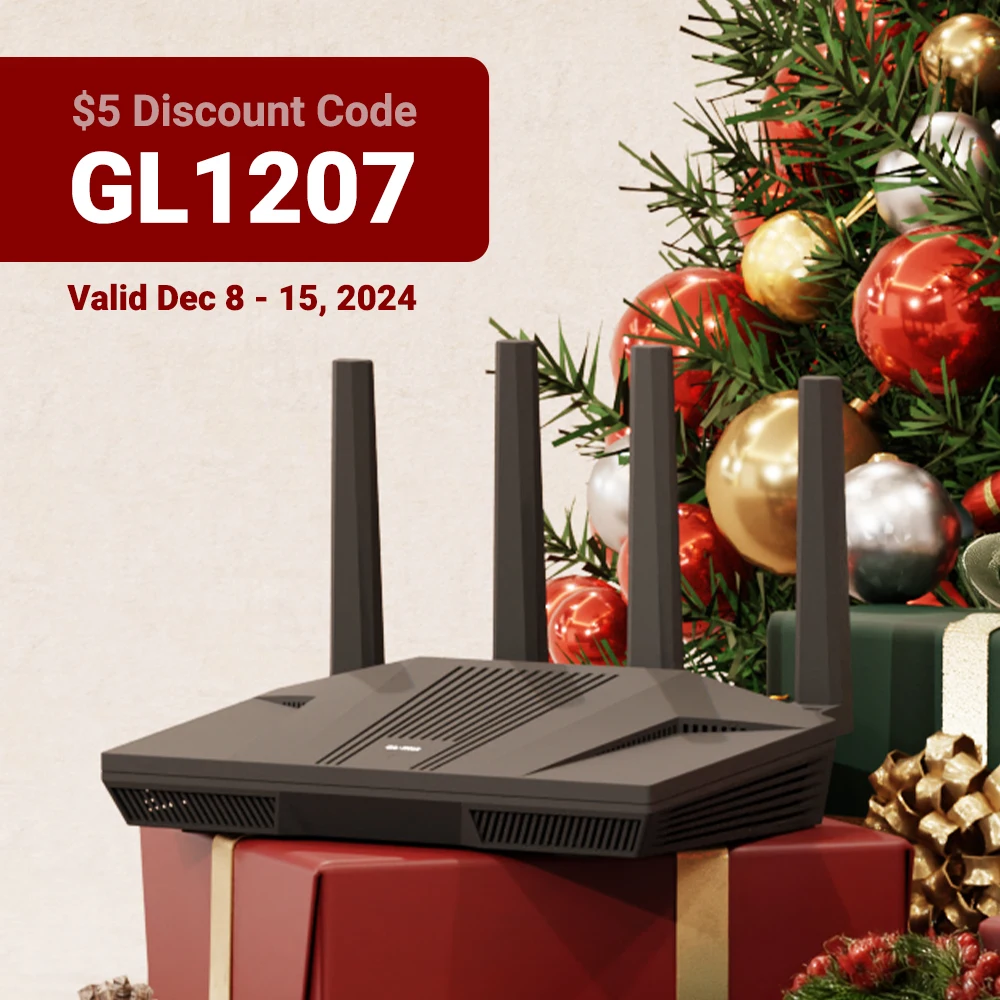 GL.iNet 플린트 2 (GL-MT6000) 가정 및 사무실 라우터