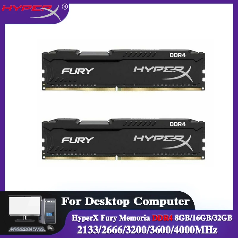 HyperX Fury Memoria DDR4 데스크탑 RAM