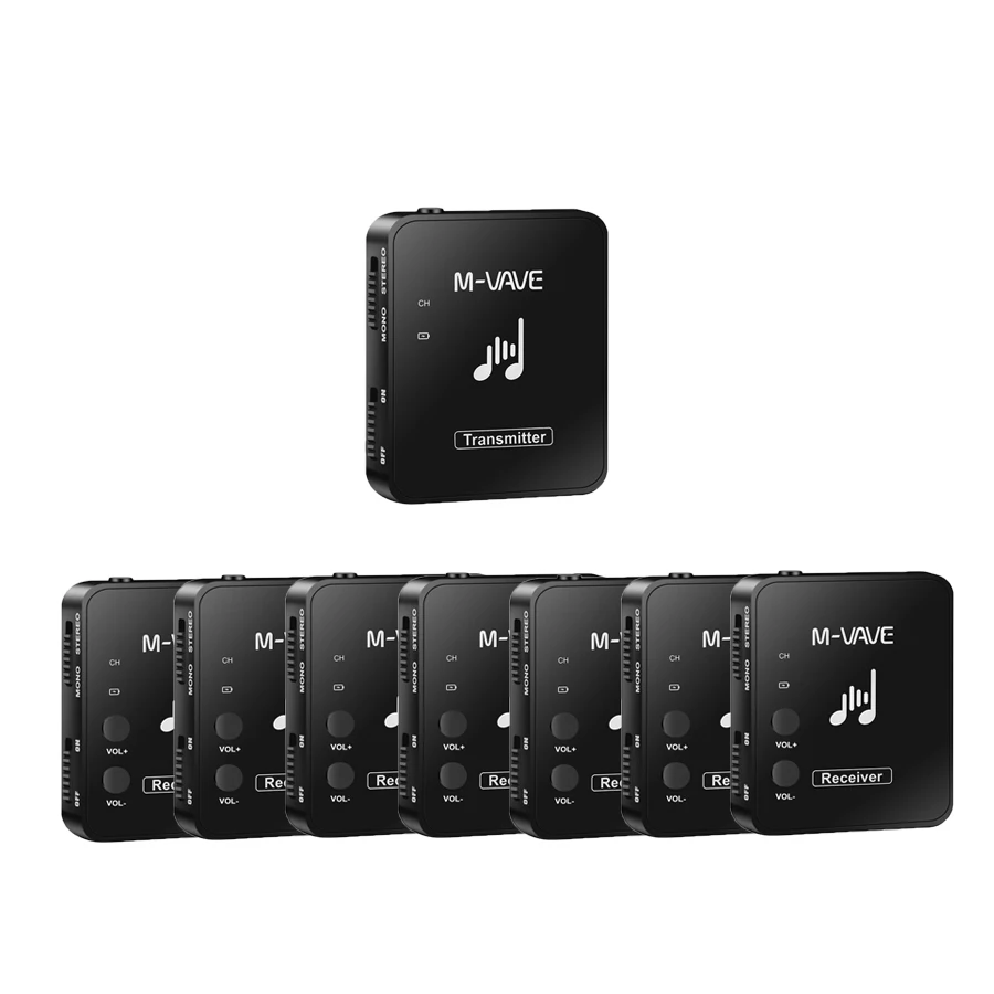 M-vave WP-10 2.4G 무선 이어폰 모니터 볼륨 버튼