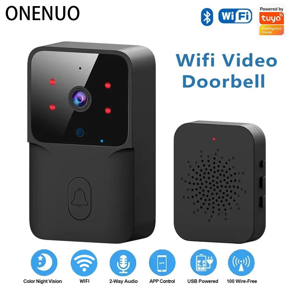 ONENUO 가정용 투야 와이파이 무선 초인종