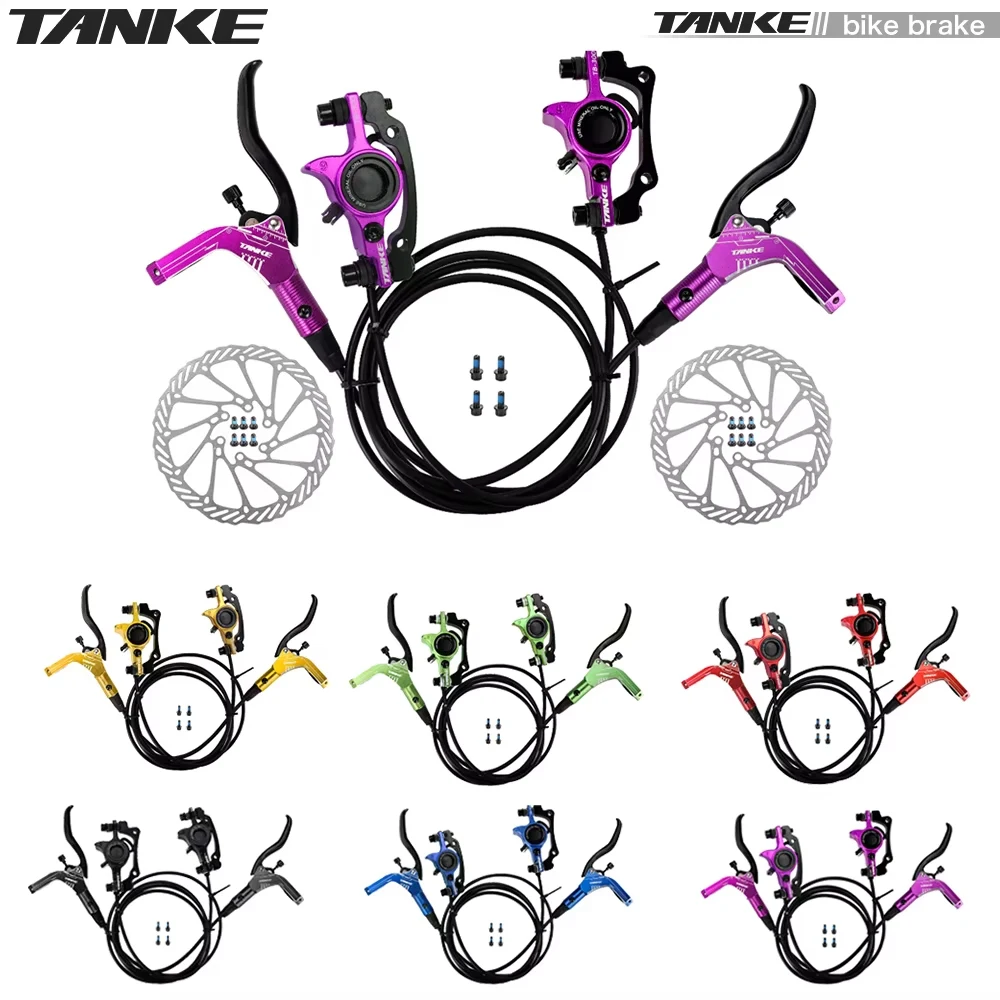 TANKE MTB 자전거 유압 디스크 브레이크 세트