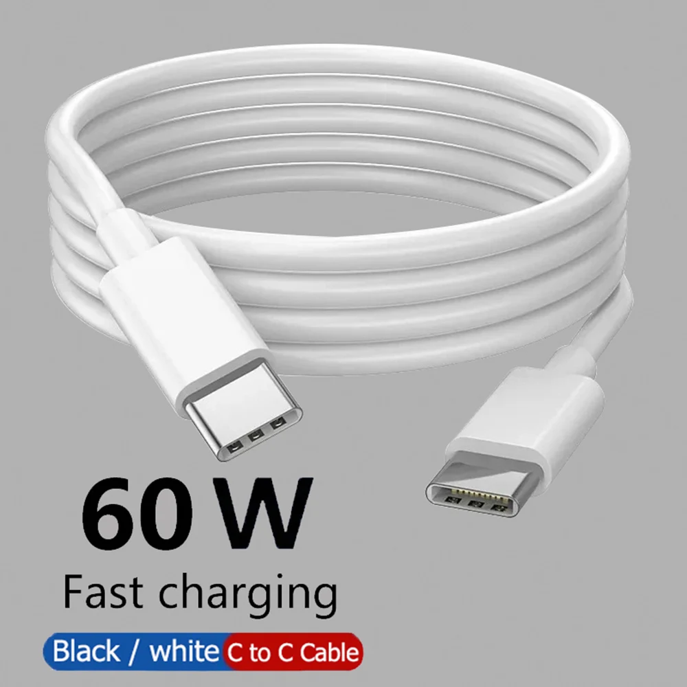 USB C에서 USB C타입 고속 충전 데이터 케이블